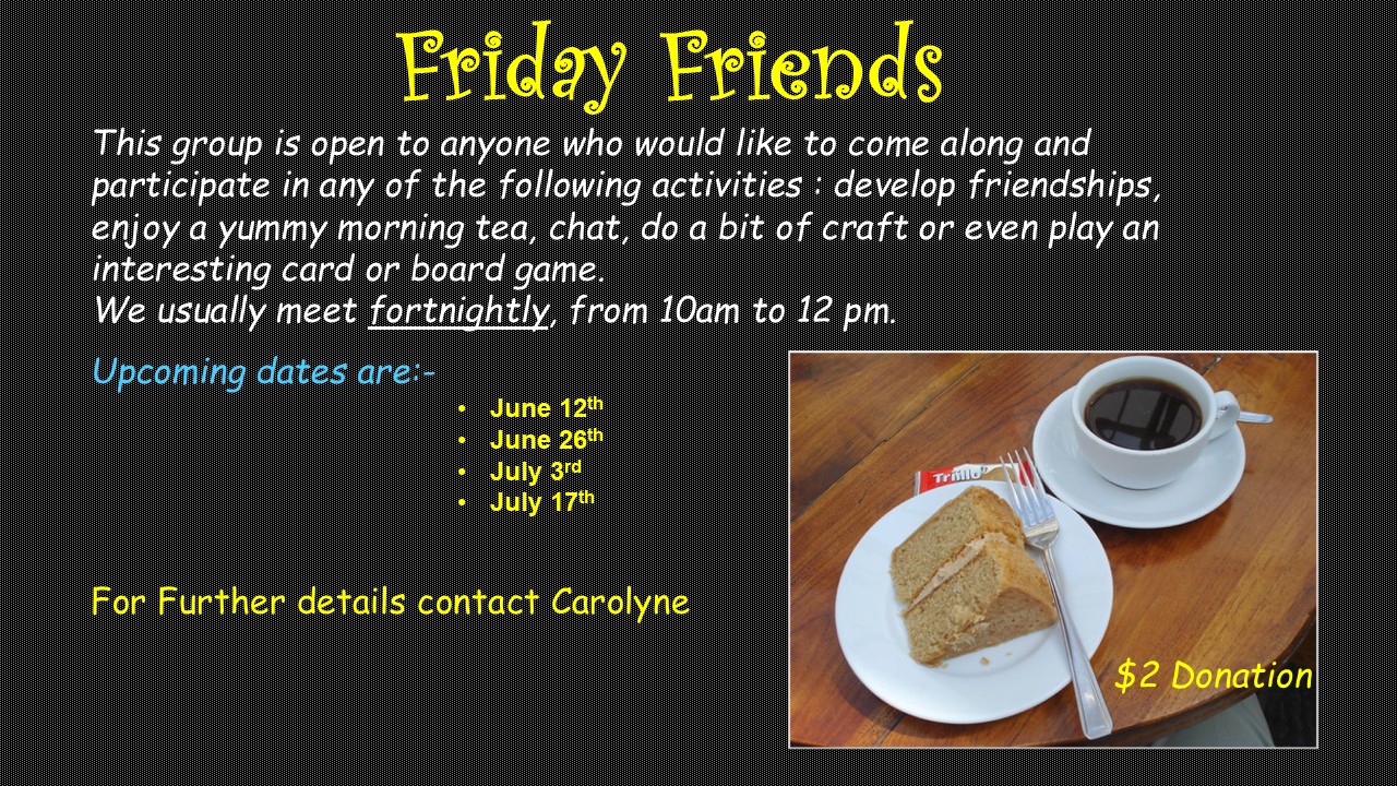 Modbury Events Events - Churches of Christ Modbury