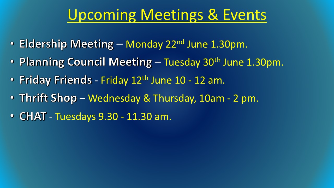 Modbury Events Events - Churches of Christ Modbury